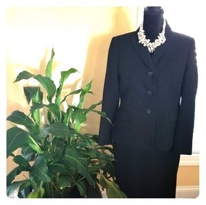 KASPER Black Skirt and Jacket Suit set
